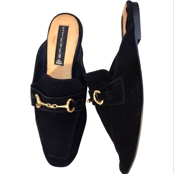 Steve Madden "Razzi" Suede Mules - Picture 5 of 9